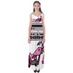 Biker Babe Empire Waist Maxi Dress