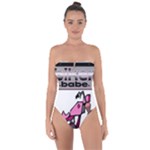 Biker Babe Tie Back One Piece Swimsuit