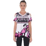 Biker Babe Cut Out Side Drop Tee