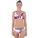 Biker Babe Criss Cross Bikini Set