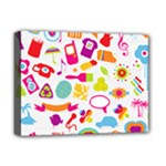 hipster kawaii  Deluxe Canvas 16  x 12  (Stretched) 