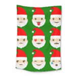 santa emoji emoticons Small Tapestry