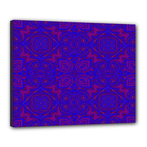Purple Pilick2 Canvas 20  x 16  (Stretched) from ArtsNow.com