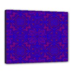 Purple Pilick2 Canvas 20  x 16  (Stretched)