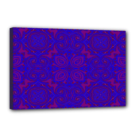 Purple Pilick2 Canvas 18  x 12  (Stretched) from ArtsNow.com