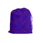 Purple Pilick2 Drawstring Pouch (Large)