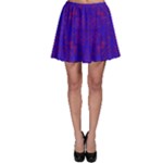 Purple Pilick2 Skater Skirt