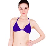 Purple Pilick2 Bikini Top