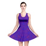 Purple Pilick2 Reversible Skater Dress