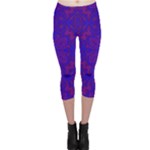 Purple Pilick2 Capri Leggings 