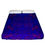 Purple Pilick2 Fitted Sheet (Queen Size)
