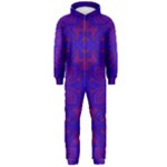 Purple Pilick2 Hooded Jumpsuit (Men)