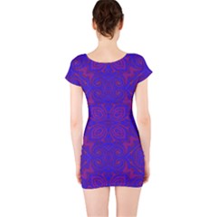 Short Sleeve Bodycon Dress Back Short Sleeve Bodycon Dress Back