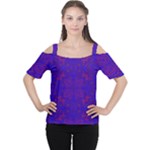 Purple Pilick2 Cutout Shoulder Tee