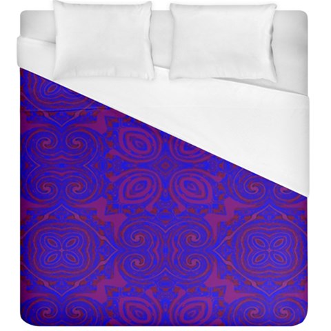 Purple Pilick2 Duvet Cover (King Size) from ArtsNow.com