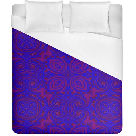 Purple Pilick2 Duvet Cover (California King Size) from ArtsNow.com