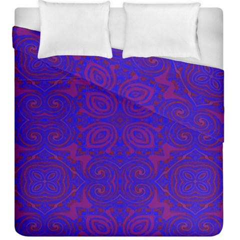 Purple Pilick2 Duvet Cover Double Side (King Size) from ArtsNow.com