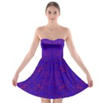 Purple Pilick2 Strapless Bra Top Dress