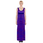 Purple Pilick2 Maxi Thigh Split Dress
