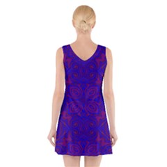V-Neck Sleeveless Dress 