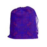 Purple Pilick2 Drawstring Pouch (XL)