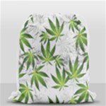 Gray Cannabis Marijuana Drawstring Bag (Small)
