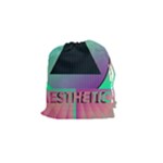 Vaporwave Aesthetic Drawstring Pouch (Small)