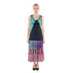 Vaporwave Aesthetic Sleeveless Maxi Dress