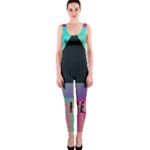Vaporwave Aesthetic One Piece Catsuit