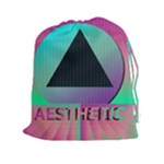 Vaporwave Aesthetic Drawstring Pouch (XXL)