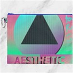 Vaporwave Aesthetic Canvas Cosmetic Bag (XXXL)