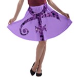 Prince Symbol A-line Skater Skirt