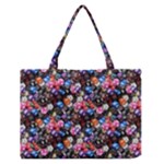 d20 Dice Zipper Medium Tote Bag