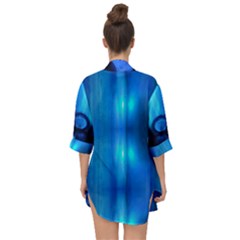 Open Front Chiffon Kimono 