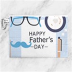 hipster happy Fathers Day  Canvas Cosmetic Bag (XL)