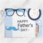 hipster happy Fathers Day  Canvas Cosmetic Bag (XXXL)