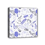 Fathers Day doodle Mini Canvas 4  x 4  (Stretched)
