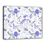 Fathers Day doodle Canvas 20  x 16  (Stretched)
