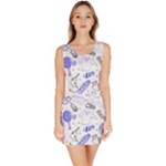 Fathers Day doodle Bodycon Dress