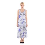 Fathers Day doodle Sleeveless Maxi Dress
