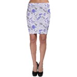 Fathers Day doodle Bodycon Skirt