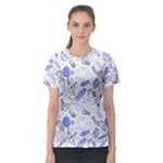 Fathers Day doodle Women s Sport Mesh Tee