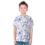 Fathers Day doodle Kids  Cotton Tee