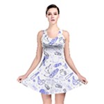 Fathers Day doodle Reversible Skater Dress
