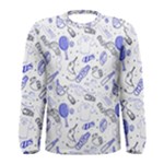 Fathers Day doodle Men s Long Sleeve Tee