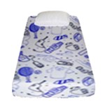 Fathers Day doodle Fitted Sheet (Single Size)
