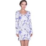 Fathers Day doodle Long Sleeve Nightdress