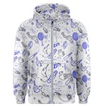 Fathers Day doodle Men s Zipper Hoodie