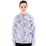 Fathers Day doodle Women s Zipper Hoodie