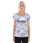 Fathers Day doodle Cap Sleeve Top
